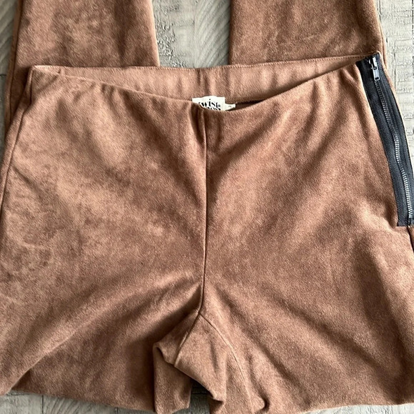 Twist & Tango Linda Trousers Brown Suede - Size 38 / Small - Picture 4 of 12